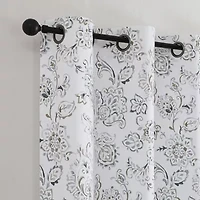 Regal Home Kelvis Printed Grommet Top Energy Saving Blackout Set of 2 Curtain Panel