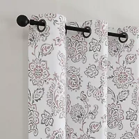 Regal Home Kelvis Printed Grommet Top Energy Saving Blackout Set of 2 Curtain Panel