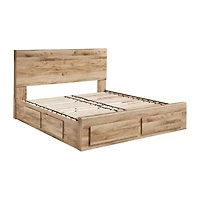 Signature Design by Ashley Hyanna Panel Bed with 6 Side Storage Drawers