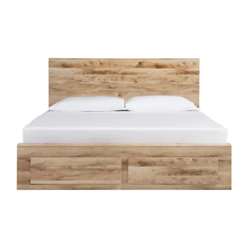 Signature Design by Ashley Hyanna Panel Bed with 6 Side Storage Drawers