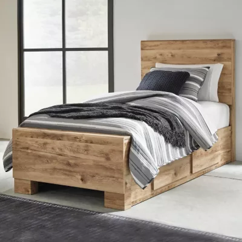 Signature Design by Ashley Hyanna Panel Bed with Side Storage Drawers