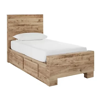 Signature Design by Ashley Hyanna Panel Bed with Side Storage Drawers