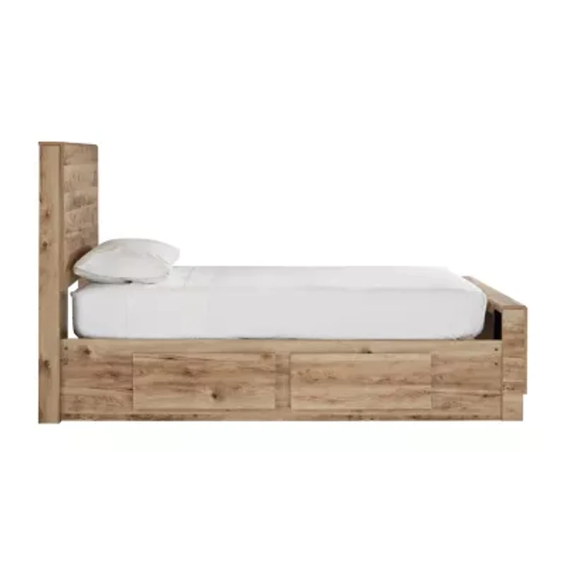 Signature Design by Ashley Hyanna Panel Bed with Side Storage Drawers