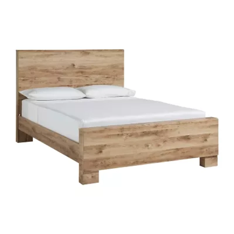 Signature Design by Ashley Hyanna Panel Bed Tan Brown