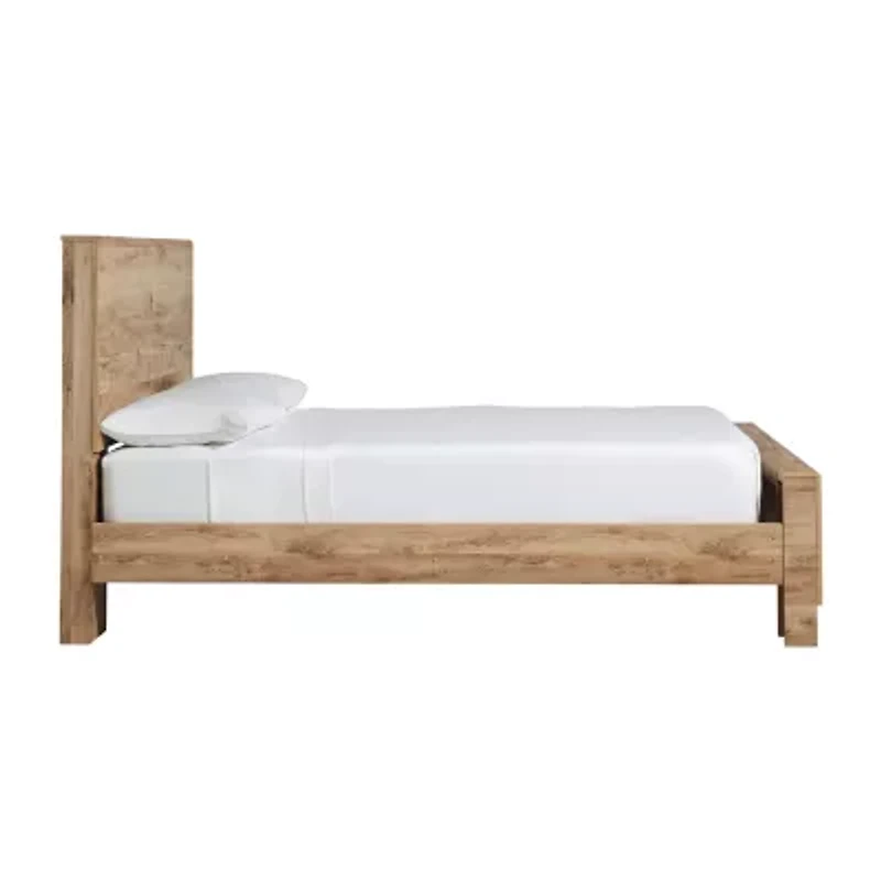 Signature Design by Ashley Hyanna Panel Bed Tan Brown