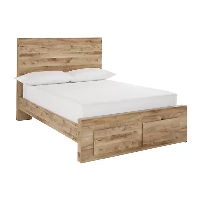Signature Design by Ashley Hyanna Panel Bed with 2 Footboard Storage Drawers