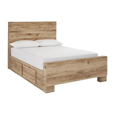 Signature Design by Ashley Hyanna Panel Bed with Side Storage Drawers