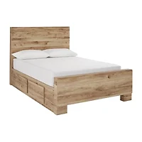 Signature Design by Ashley Hyanna Panel Bed with Side Storage Drawers