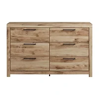 Signature Design by Ashley Hyanna 6-Drawer Dresser in Tan Brown