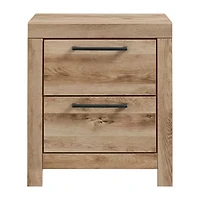 Signature Design by Ashley Hyanna Nightstand in Tan Brown