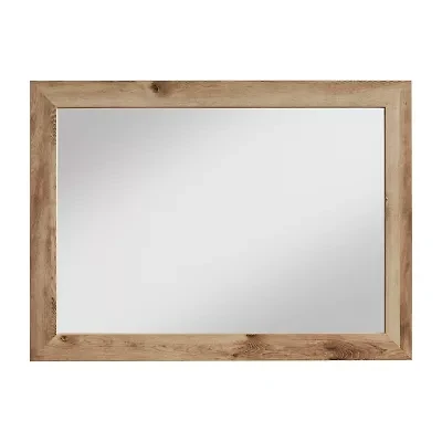 Signature Design by Ashley Hyanna 42" Bedroom Dresser Mirror in Tan Brown