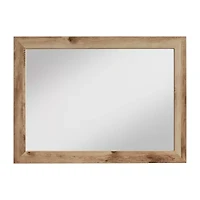 Signature Design by Ashley Hyanna 42" Bedroom Dresser Mirror in Tan Brown
