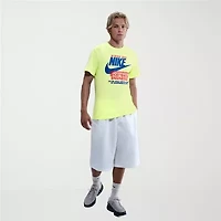Nike Mens Crew Neck Short Sleeve Regular Fit Graphic T-Shirt