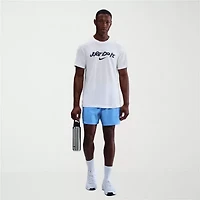 Nike Mens Crew Neck Short Sleeve Regular Fit Graphic T-Shirt