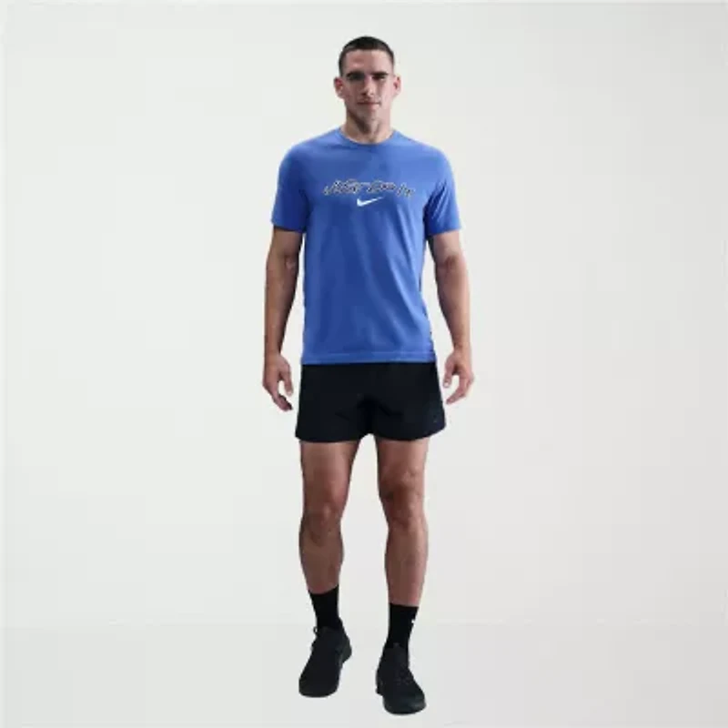 Nike Dri-Fit Mens Crew Neck Short Sleeve Regular Fit Graphic T-Shirt