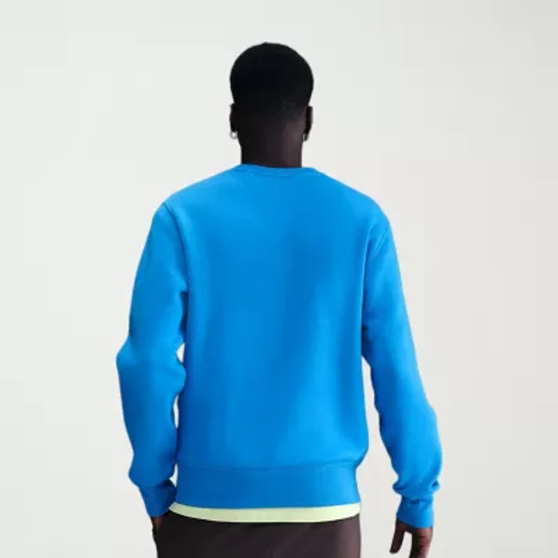 Nike Fleece Mens Crew Neck Long Sleeve Sweatshirt