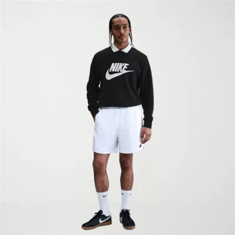 Nike Club Fleece Mens Crew Neck Long Sleeve Sweatshirt