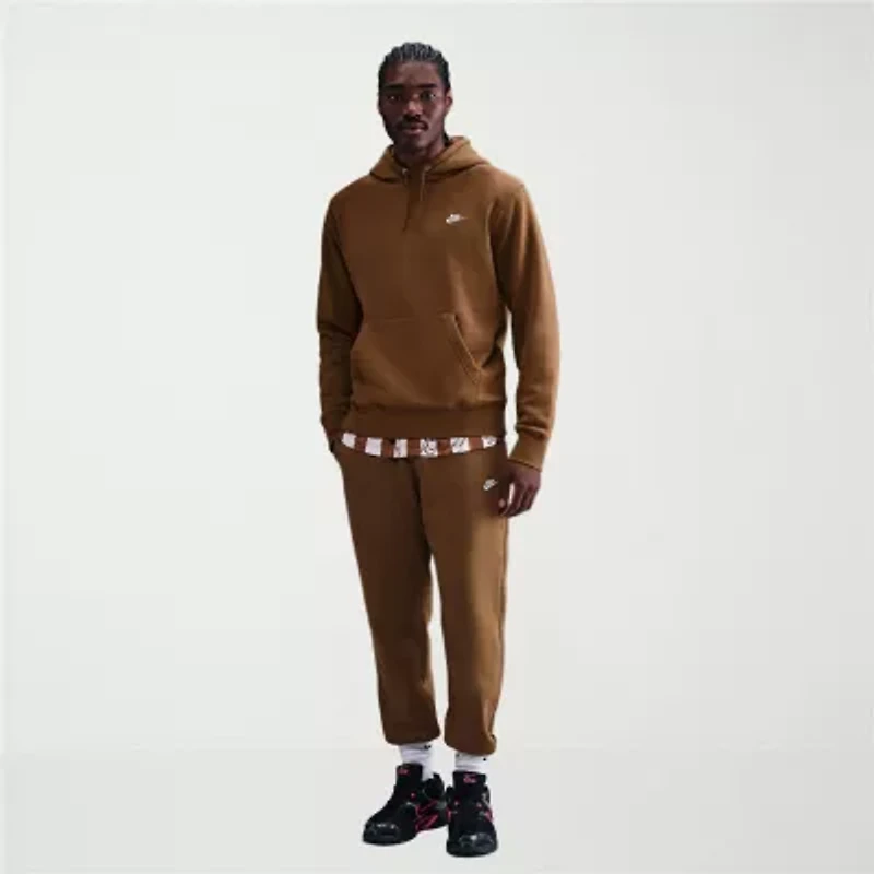 Nike Mens Cuffed Regular Fit Fleece Active Jogger Pant