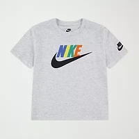 Nike Toddler Boys Crew Neck Short Sleeve Regular Fit Graphic T-Shirt