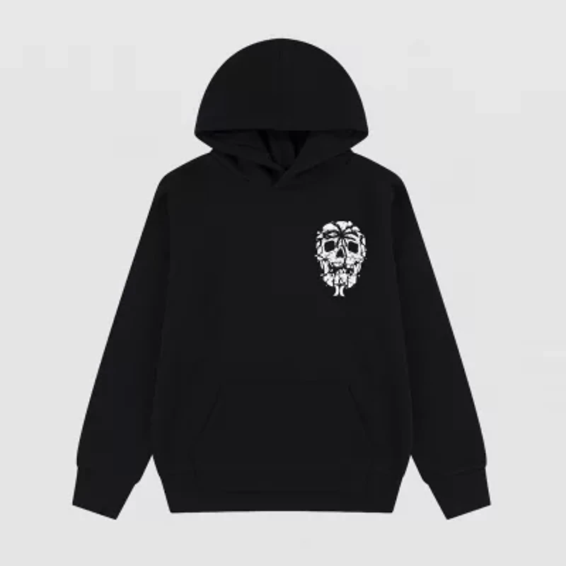 Hurley Big Kid Boys Long Sleeve Fleece Hoodie