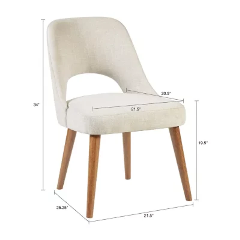 INK+IVY Nola 2-pc. Upholstered Dining Chair
