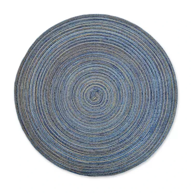 Design Imports Round Woven 6pc. Placemats