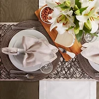 Design Imports Round Woven 6pc. Placemats