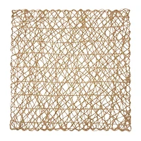 Design Imports Square Woven Paper 6-pc. Placemat