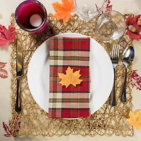 Design Imports Square Woven Paper 6-pc. Placemat