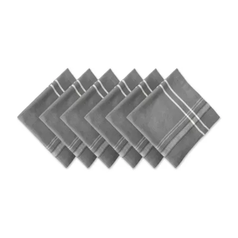 Design Imports French Stripe 6-pc. Napkins