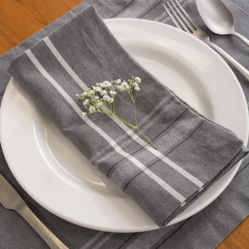 Design Imports French Stripe 6-pc. Napkins