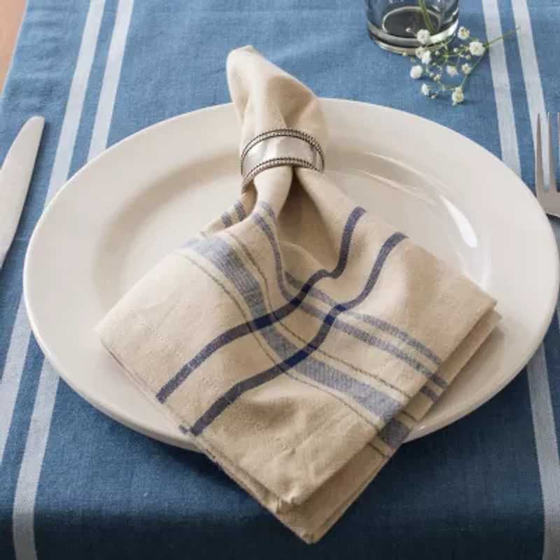 Design Imports French Stripe 6-pc. Napkins