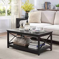 Oxford Coffee Table with Shelf