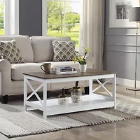 Oxford Coffee Table with Shelf