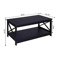 Oxford Coffee Table with Shelf