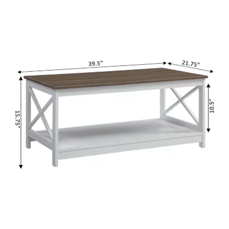 Oxford Coffee Table with Shelf