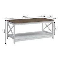 Oxford Coffee Table with Shelf