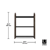 Umbra Bellwood 3-Shelf Standard Bookshelf
