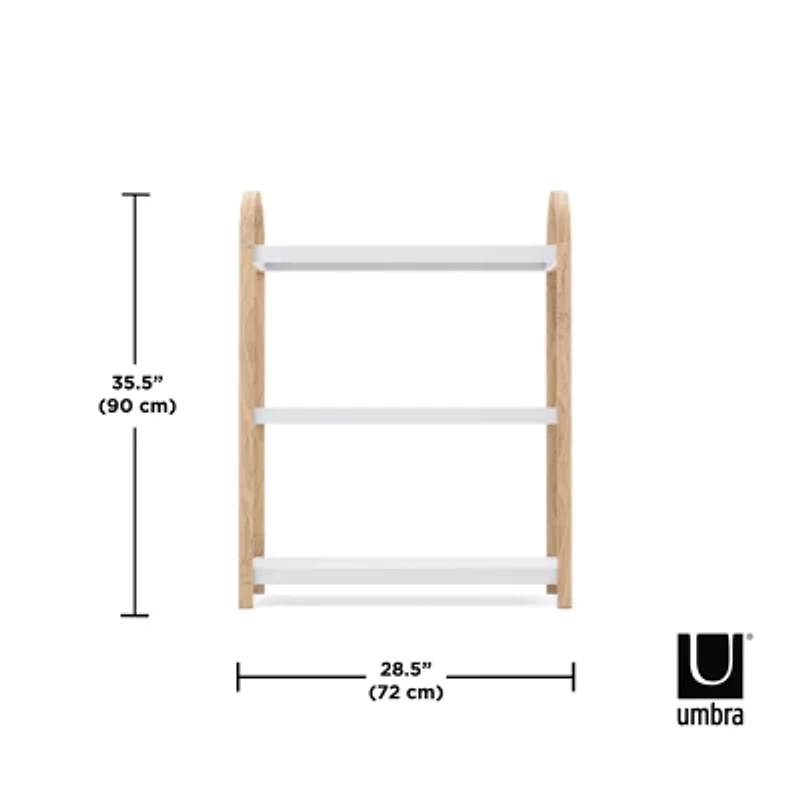 Umbra Bellwood 3-Shelf Standard Bookshelf