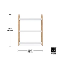 Umbra Bellwood 3-Shelf Standard Bookshelf