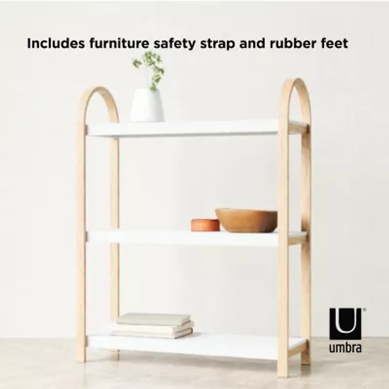 Umbra Bellwood 3-Shelf Standard Bookshelf