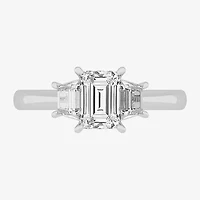 G-H / Si1-Si2) Womens / CT. T.W. Lab Grown White Diamond 14K Gold 3-Stone Engagement Ring