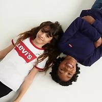 Levi's® Retro Ringer Big Kid Girls Round Neck Short Sleeve Regular Fit Graphic T-Shirt