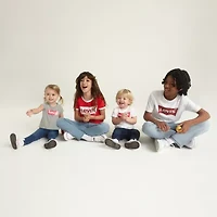 Levi's® Retro Ringer Big Kid Girls Round Neck Short Sleeve Regular Fit Graphic T-Shirt