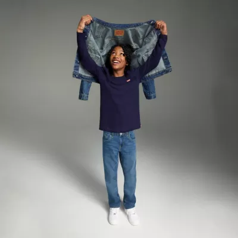 Levi's® Big Kid Boys Denim Lightweight Trucker Jacket