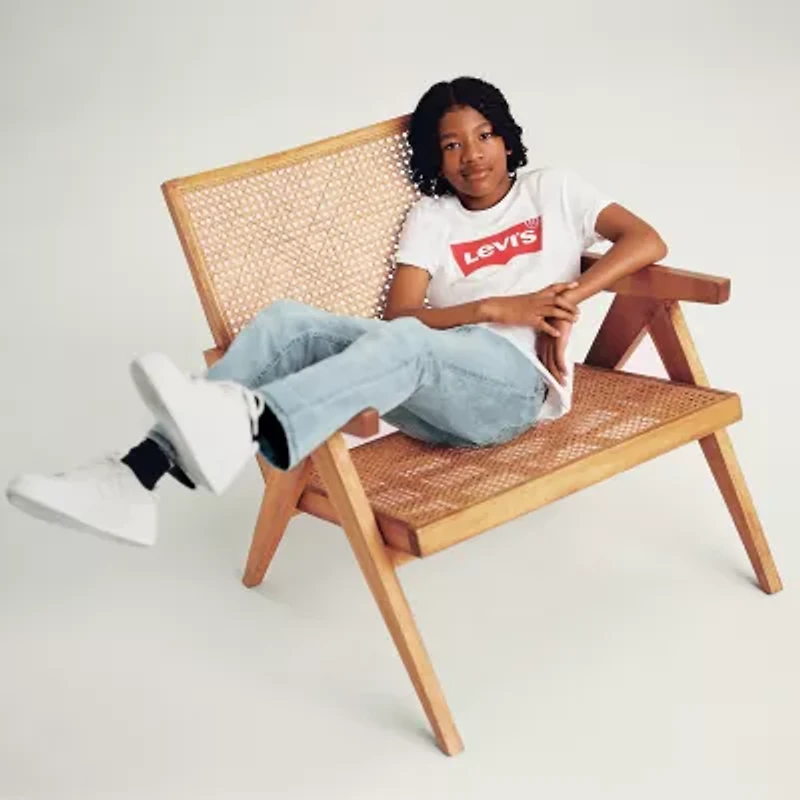 Levi's® Batwing Big Kid Boys Crew Neck Short Sleeve Regular Fit Graphic T-Shirt