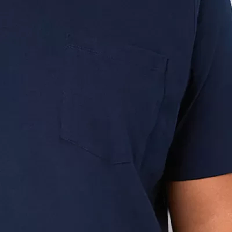 St. John's Bay Super Soft Pocket Mens Crew Neck Short Sleeve Quick Dry Big and Tall T-Shirt