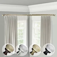 Rod Desyne Merlyn Corner Double Curtain