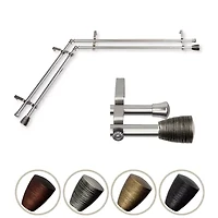 Rod Desyne Tarzan Corner Double Curtain