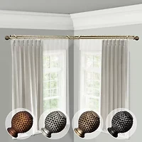 Rod Desyne Ozana Corner Double Curtain